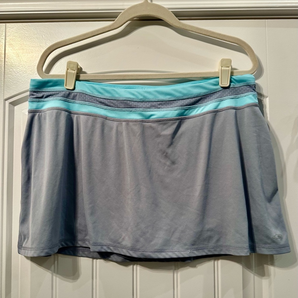 Champion Aqua and Gray Skort